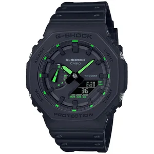 Comparateur de prix : Montre - CASIO - G-Shock - Noir et Vert résine