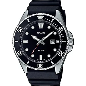 Comparateur de prix : Montre Casio Casio Collection Pour Hommes en Noir - MDV-107-1A1VEF TU