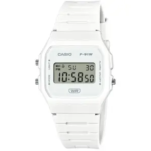 Comparateur de prix : Montre - Casio - F-91WB-7AEF - Blanc Plastique - Quartz - Digital