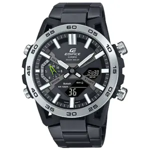 Casio Hommes Analogique Quartz Montre avec Bracelet en ECB-2000DD-1AEF pas cher