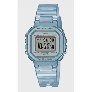 Montre Casio Vintage Femme Bleu et Transparent
