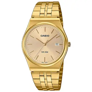 Comparateur de prix : Montre - CASIO - MTP-B145G-9AVEF - Acier Doré - Étanchéité 5 Atm - Quartz