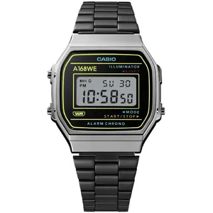 Casio Montre Mixte Casio Vintage Iconic - A168WEHB-1AEF Bracelet Acier pas cher