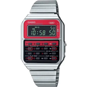 Casio Montre Homme Casio Vintage Edgy - CA-500WE-4BEF Bracelet Acier pas cher