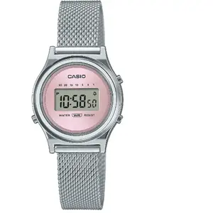 Comparateur de prix : Casio Montre Femme Casio  - LA700WEM-4AEF Bracelet Acier Argent