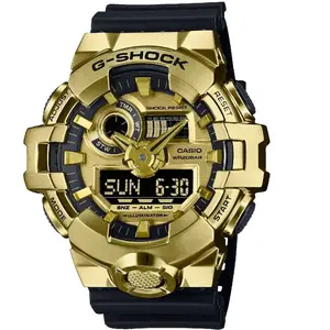 Comparateur de prix : Casio Mixte Analogique Quartz Montre avec Bracelet en GM-700G-9AER