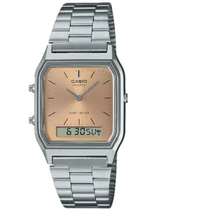 Comparateur de prix : Montre Mixte Casio - AQ-230A-4AMQYES Bracelet Acier
