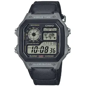 Montre Homme Casio - AE-1200WHUB-8AVEF Bracelet Tissu pas cher