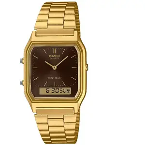 Comparateur de prix : Montre Mixte Vintage iconic Marron AQ-230GA-5AMQYES Casio