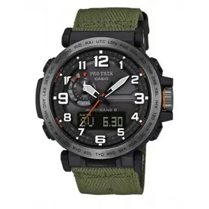 Comparateur de prix : Casio Casio Montre Vert Analogique - Digital Hommes Protrek Prw-6600yb-3er