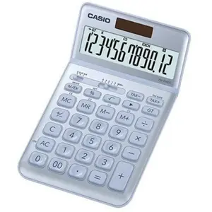 Comparateur de prix : Calculatrice de bureau - Casio - JW-200SC - 12 chiffres - Panneau solaire - Couleur bleue