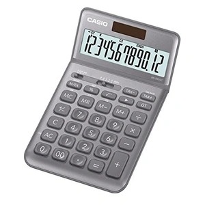 Casio JW-200SC-GY - Calculatrice de Bureau, 1,1 x 10,9 x 18,4, Couleur Argent pas cher