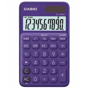Casio SL-310UC-PL calculatrice Poche Calculatrice basique Violet pas cher