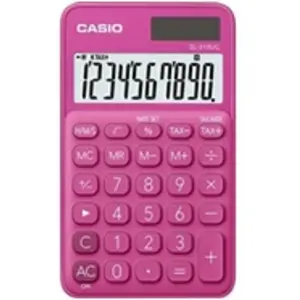 Calculatrice de poche Casio SL-310UC rouge solaire, à pile(s) pas cher