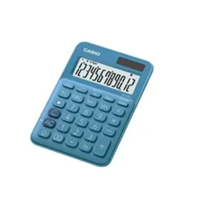 Comparateur de prix : Casio MS-20UC-BU Calculatrice Bleu 2,3 x 10,5 x 14,95 cm