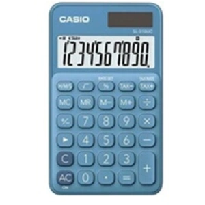 CASIO REKENMACHINE SL-310UC - BLAUW pas cher