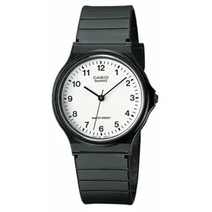 Comparateur de prix : Montre Mixte Casio Collection MQ-24-7BLLEG - Bracelet Résine Noir