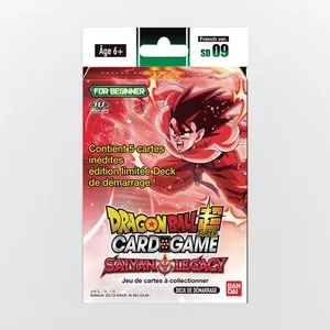 Comparateur de prix : Bandai Jeu de cartes Dragon Ball JCC Starter 09 The Saiyan Legacy