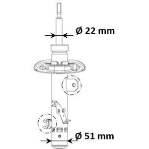 Kayaba KYB Amortisseur pour CITROËN: C3 (Ref: 3338060) pas cher