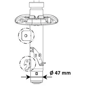 KYB Amortisseur pour PEUGEOT: 208 (Ref: 3338053) pas cher
