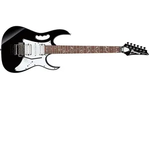 Comparateur de prix : Ibanez Steve Vai Signature JEMJR-BK Black guitare électrique avec Monkey Grip