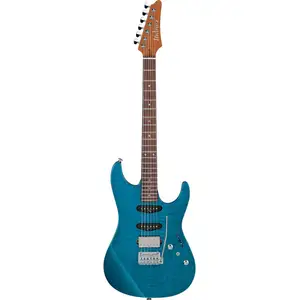 Ibanez MMN1-TAB Transparent Aqua Blue Signature Martin Miller