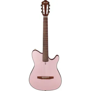 Comparateur de prix : Guitare classique électro Ibanez FRH10N-RGF Rose Gold Metallic Flat