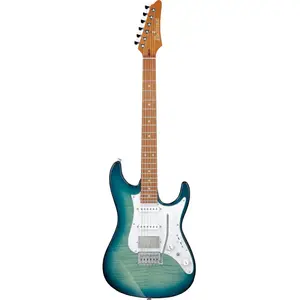 Comparateur de prix : Ibanez AZ22S1F Transparent Turquoise Burst guitare électrique