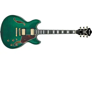 Ibanez AS93FM-TMG Transparent Moss Green Artcore ExpressionistVendu parwoodbrass