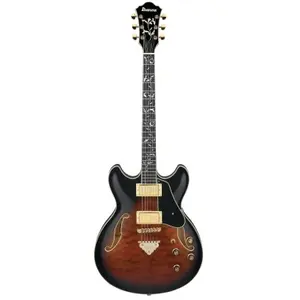 Comparateur de prix : Ibanez AS93QMSP-DBS Dark Brown Sunburst Artcore Expressionist