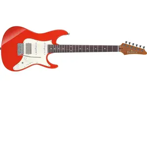 Comparateur de prix : Ibanez AZ2204NW Prestige Vermillion Red guitare électrique avec étui