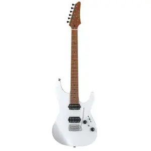 Comparateur de prix : Ibanez AZ2402-PWF Pearl White Flat - Guitare électrique (+ étui)