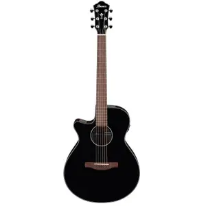 Ibanez AEG50L-BKH noire brillante - gaucher - guitare électro-acoustique