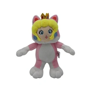 OEM Peluche Super Mario - Princesse Peach Chat Rose 21cm pas cher