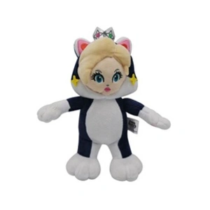 OEM Peluche Super Mario - Princesse Peach Chat Noir 21cm pas cher