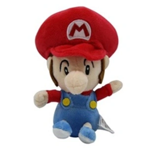 OEM Peluche Super Mario - Enfant Mario Rouge 15cm pas cher
