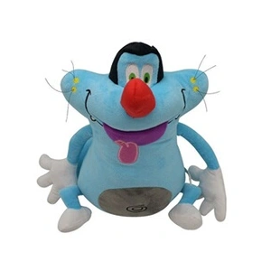 OEM Peluche Oggy et les cafards - Oggy 37cm pas cher