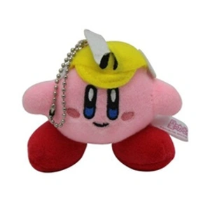 OEM Peluche Pendentif Kirby - Chapeau Jaune 8cm pas cher