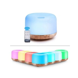 Purificateur T500 Télécommande motif en bois automatique Couleur LED 2... pas cher