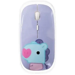 Souris sans fil BTS Hope BT21 Poney FONGWAN Muette 1200 DPI - Mauve pas cher