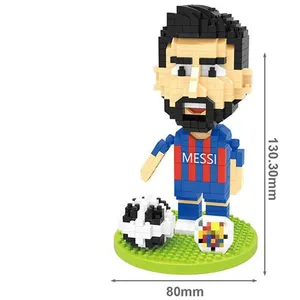 Haobuy Puzzle 3d Messi, figurine joueur de football, blocs de jouets miniatur... pas cher