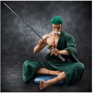 Comparateur de prix : MegaHouse One Piece - Statuette 1/8 P.O.P S.O.C Roronoa Zorro 13 Cm