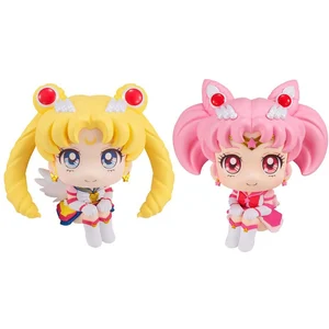 Megahouse Sailor Moon Cosmos The Movie Look statuettes PVC Look Up Eternal Sailor Moon & Eternal Sailor Chibi Moon LTD Ver. 11 cm