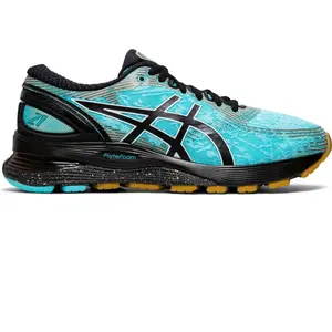 Asics Gel-Nimbus 21 Winterized bleu / noir / marron 42 pas cher