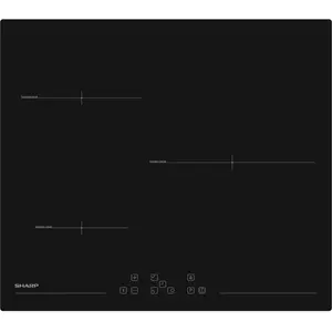 SHARP KH6I31NT0K/ KH6I31NT0I 3 foyers, 3 booster, 7200 w KH6I31NT0K pas cher