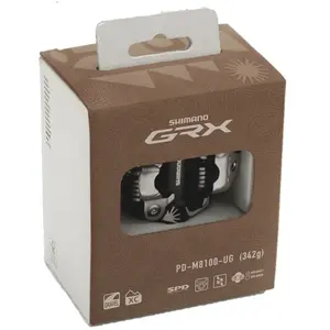 Comparateur de prix : Paire de pedales automatiques shimano grx pd m8100 ug edition limitee united in gravel noir