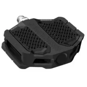 Comparateur de prix : Pédales Shimano Flat PD-EF205 Noirs - Stabilité et Confort pour VTT et Ville