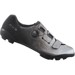 Chaussures Shimano RX8 argent noir - 45 pas cher