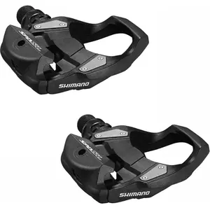 Comparateur de prix : PEDALE ROUTE AUTOMATIQUE SHIMANO RS500 NOIR SPD-SL AVEC CALES (PAIRE)