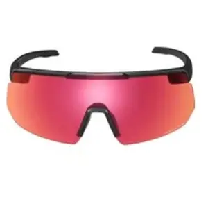 Comparateur de prix : Lunettes Shimano S-PHYRE noir mat avec verre Ridescape Road rouge